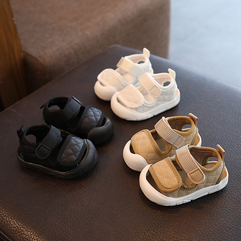Sandalen Walking 2023 Sommer Weiche Sohle Anti-Rutsch-Jungen und Mädchen Koreanische Ausgabe Baby Strandschuhe_voghion.com