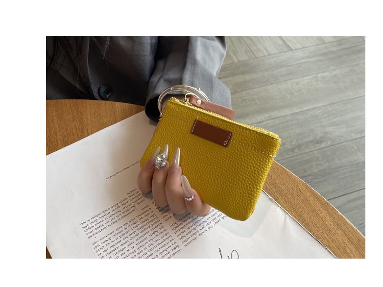 Wallet Card Cases Leather Coin Purse New Ultra Thin Exquisite Mini Compact Key Bag Coin Bag Ladies Short Wallet_voghion.com