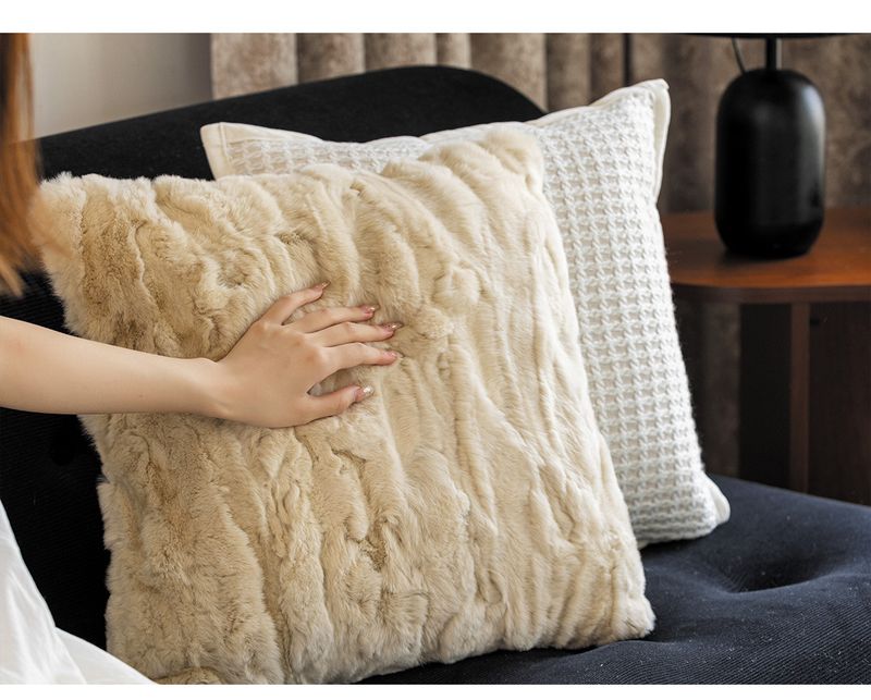 Luxuriöse, moderne Kissenbezüge – minimalistische, dekorative Sofakissen für Wohnzimmer und Schlafzimmer (2er-Set, hochwertiger Samt, stilvoll und gemütlich)_voghion.com