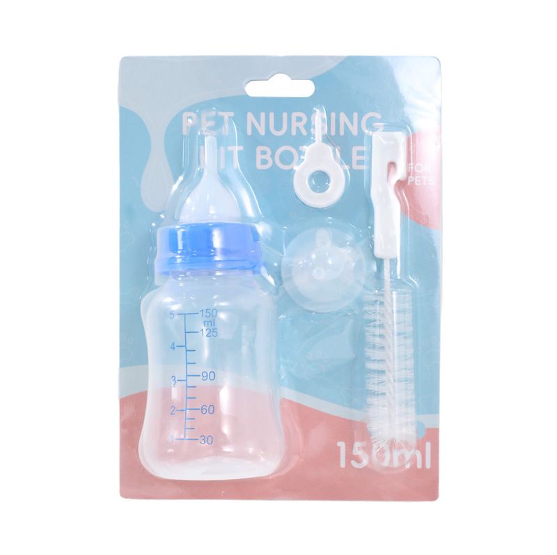 Stort Gourd Pet 150ml utskiftbart smokkbørstesett valpemelkflaske_voghion.com
