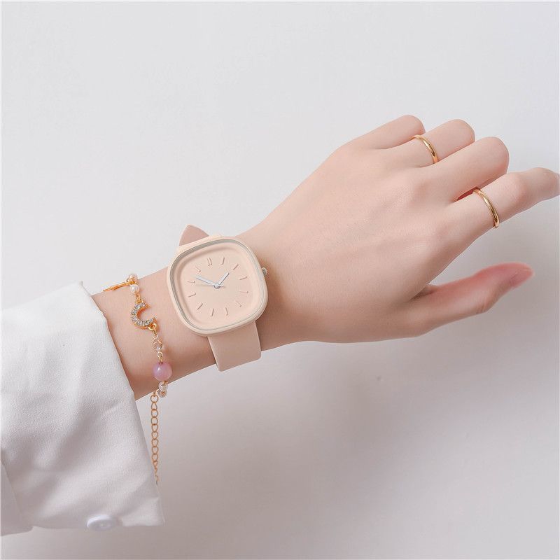 Orologio da polso per studenti, da donna, estivo, per scuola media, semplice, piccolo, fresco, di nicchia, per spostamenti quotidiani, per il tempo libero, regalo di compleanno, per San Valentino._voghion.com