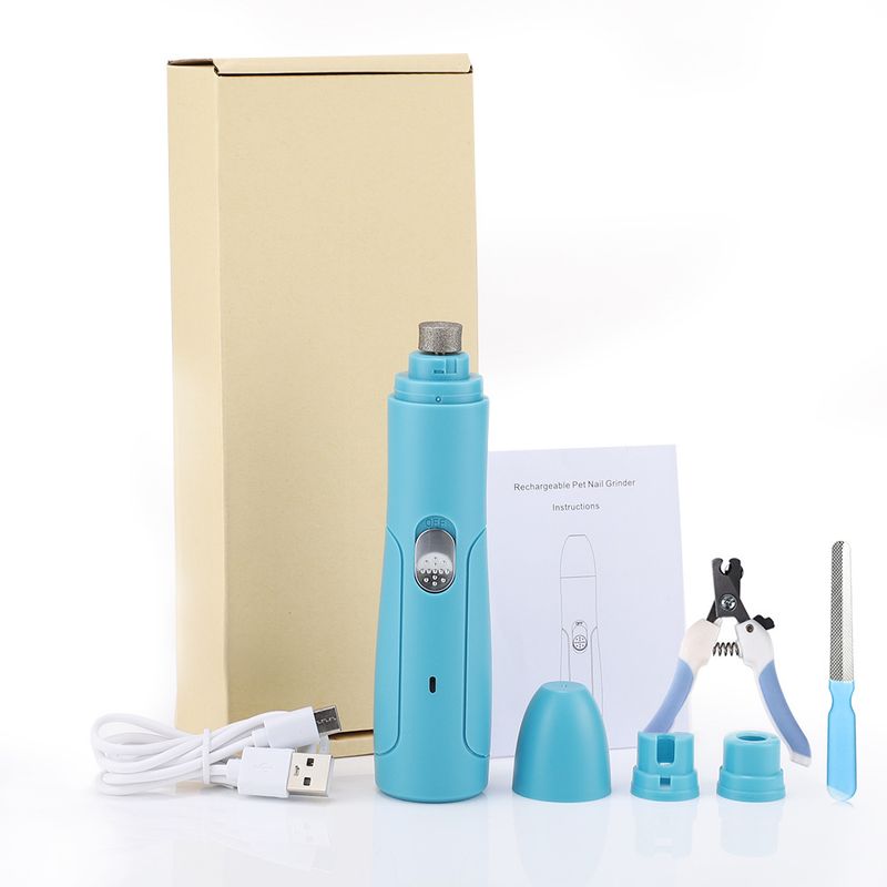 Elektryczna maszynka do strzyżenia zwierząt USB, pilnik do pazurów, obcinacz do paznokci_voghion.com