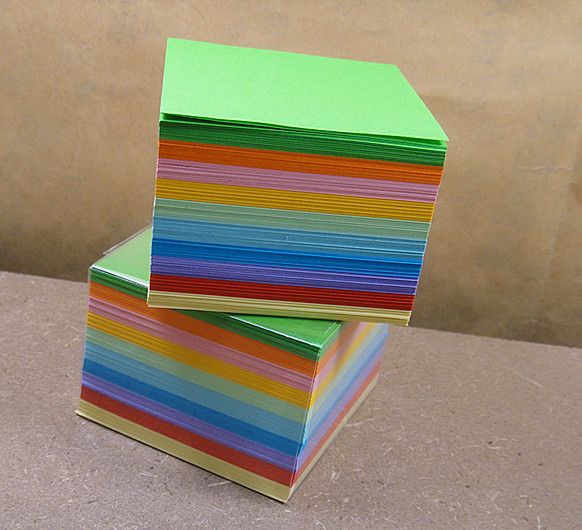 520 10 colori carta gru Amore Cuore origami carta gru origami Bambini Divertimento carta fatta a mano all'ingrosso_voghion.com