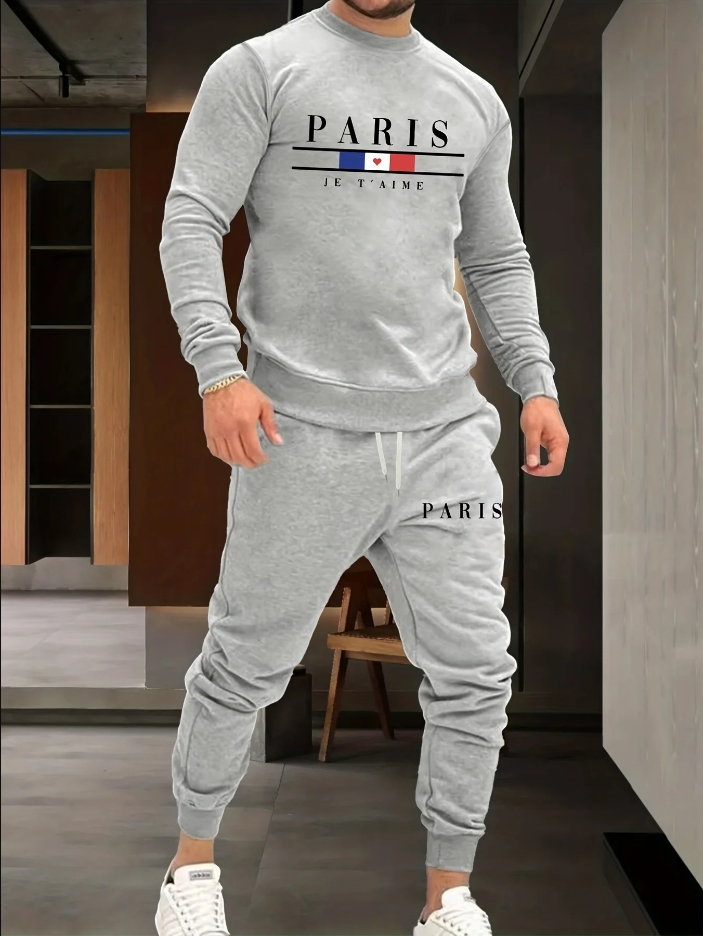 Ensemble de survêtement à capuche et pantalon à manches longues pour homme, ensemble de survêtement, sweat-shirts à capuche, pantalons de survêtement, ensemble décontracté deux pièces_voghion.com