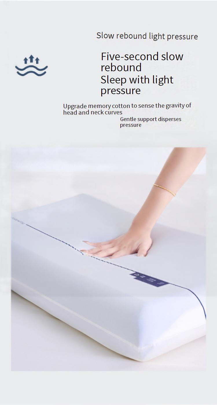 Oreiller de couchage profond, oreiller cervical professionnel, oreiller en mousse à mémoire de forme, oreiller cervical latéral, aide au sommeil, oreiller d'hiver Core_voghion.com