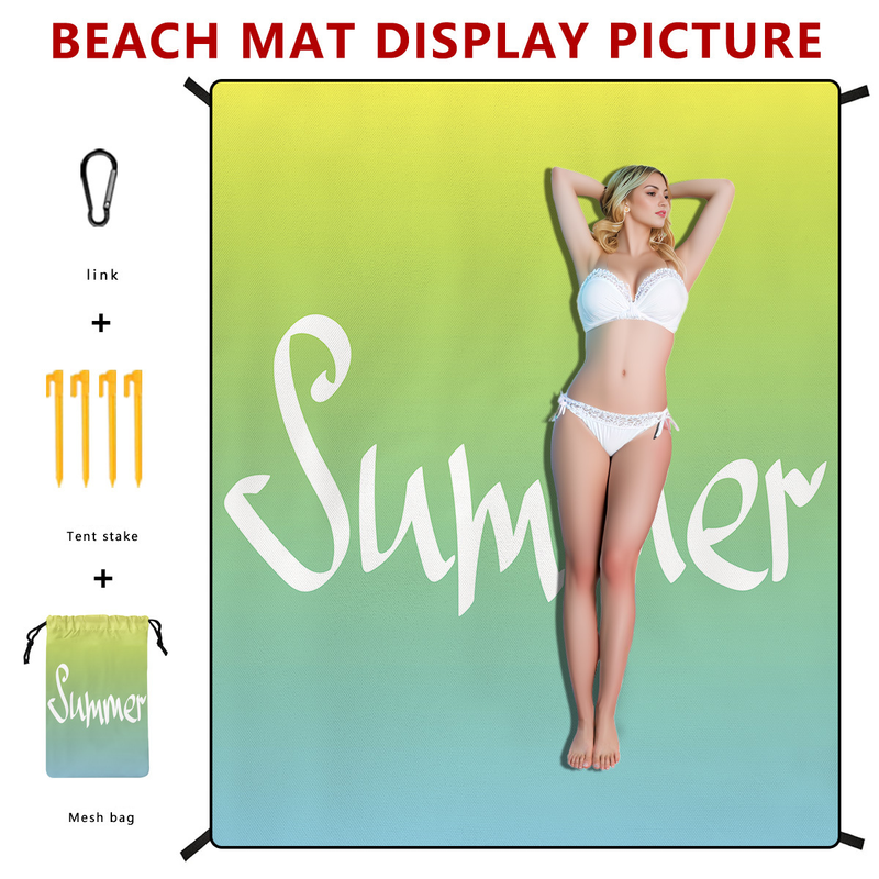 Schwimmtücher Individuelle tragbare faltbare Polyester Camping Outdoor Feuchtigkeitsbeständige Picknickmatte_voghion.com