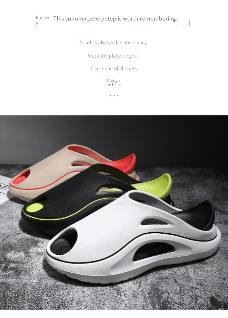 Couples Platform Sandals - Ultra Soft Memory Foam Slippers With Anti-Slip Sole Lightweight & Durable Beach Slides For Men & Women_voghion.com
