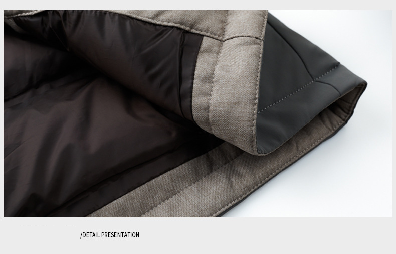 Herrenbekleidung Premium Herren Daunenjacke mit abnehmbarer Kapuze – Wasserdichter Wintermantel für Business & Freizeit mit 800er Füllkraft aus weißen Gänsedaunen_voghion.com