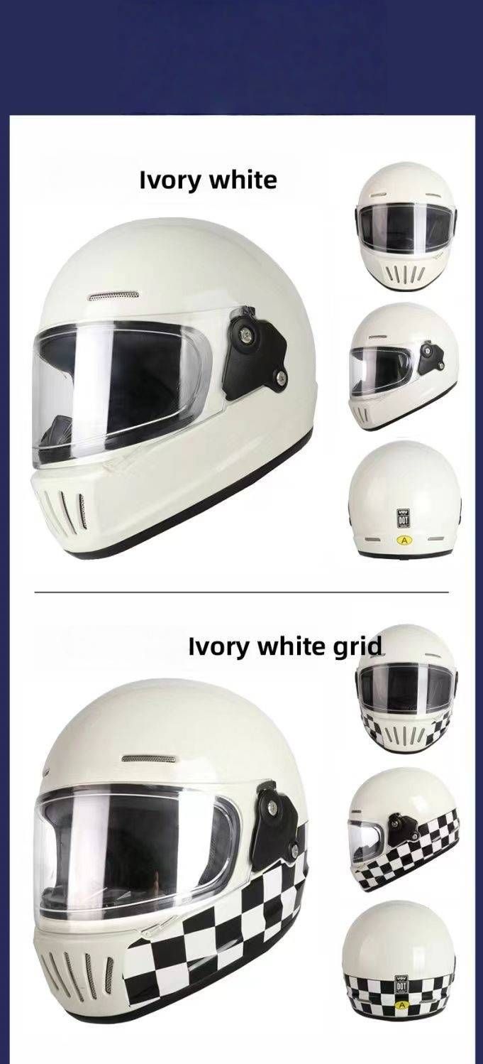 3C-gecertificeerde retro integraal motorhelm met Bluetooth - klassiek "varkenssnuit"-ontwerp voor cruiser- en scooterrijders_voghion.com