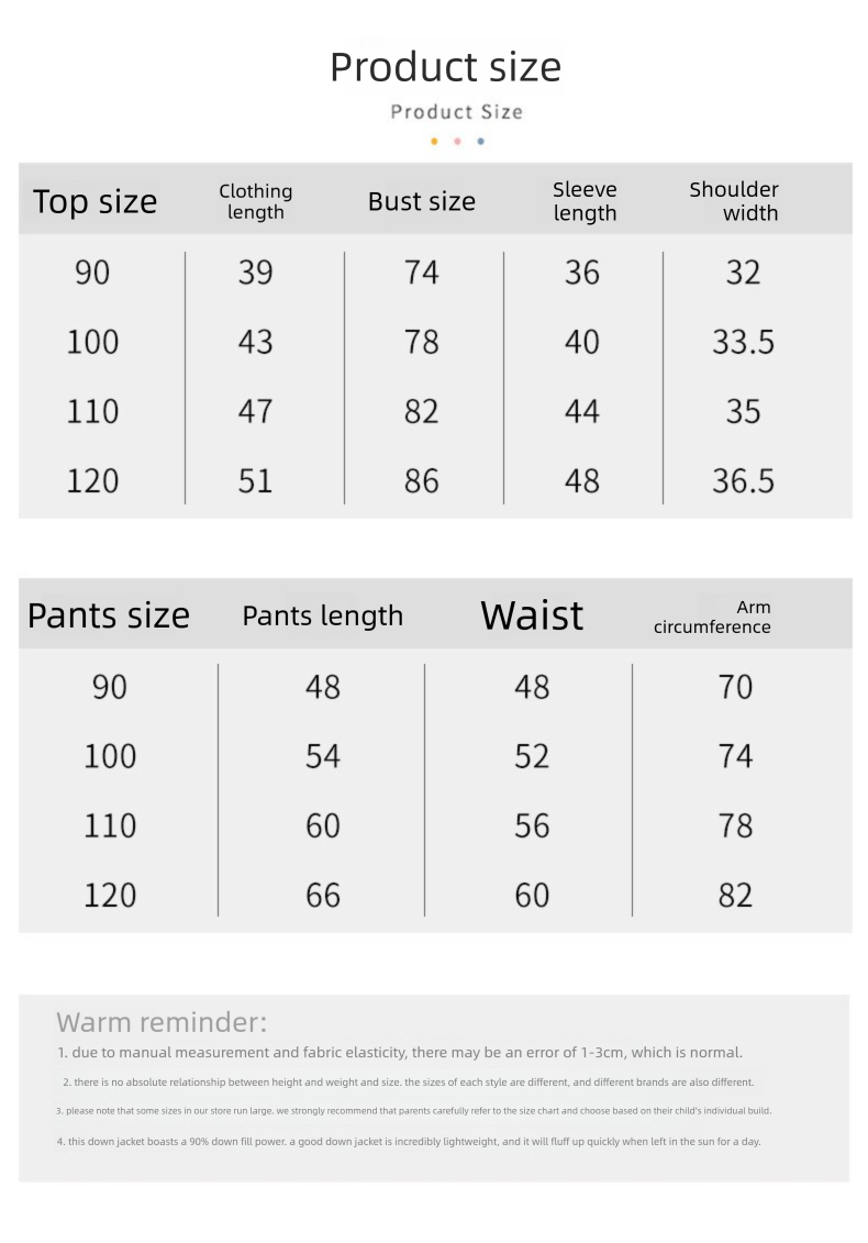 Children's Down Jackets, Thick And Warm Ski Suits, 1 6 Jackets/ski Suits_voghion.com