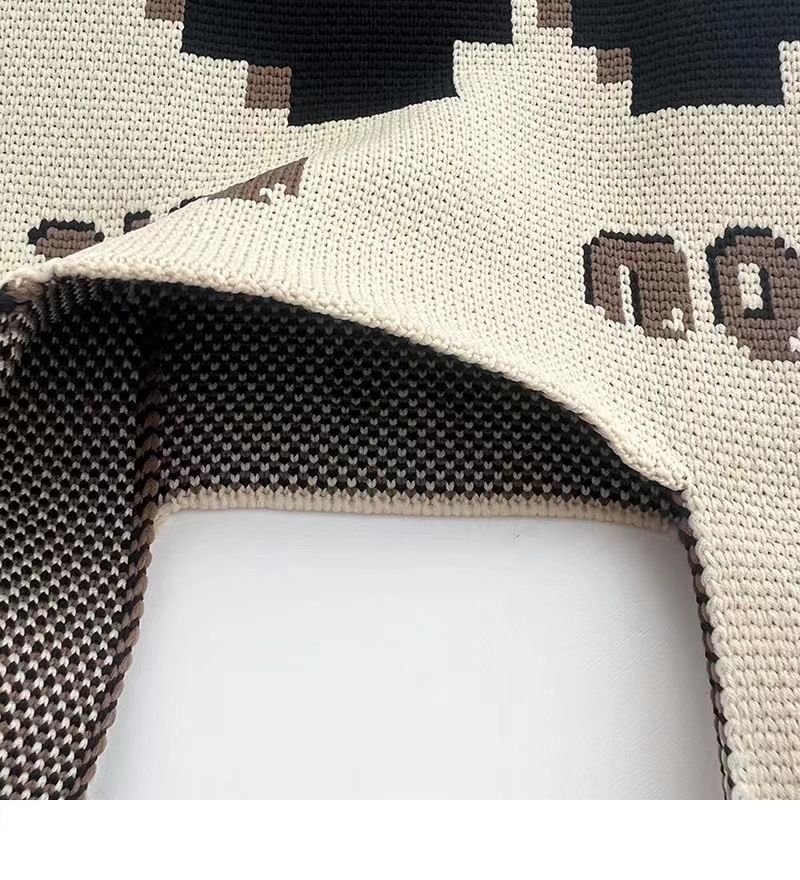 Nuova borsa a maglia per gatti, borsa a tracolla di grande capacità, borsa a gilet, borsa a tracolla in lana, borsa regalo a mano_voghion.com