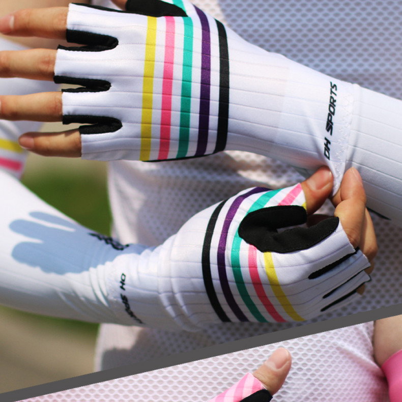 DH Cycling Half Summer New Bicycle Sports Short Finger Gloves Breathable Fishing Fitness Outdoor_voghion.com