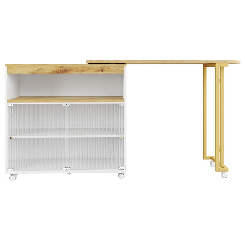 Lampada da tavolo esterna con LED 138-204x105cm, Bianco_voghion.com
