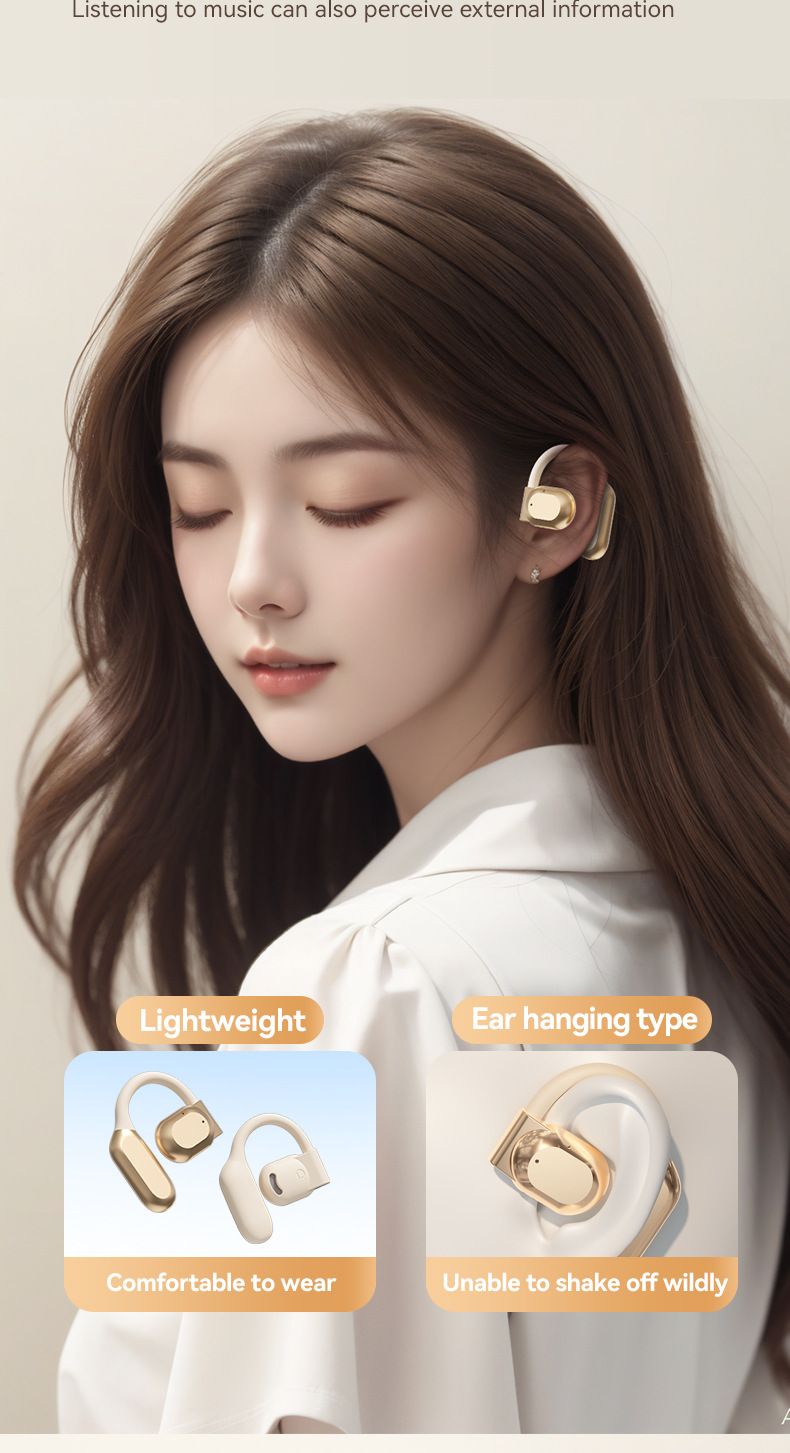 Translator Translation Headphones Ultra Clear Sound New Wireless Ear Hook Bluetooth Headphones Outdoor Sports 5.4_voghion.com
