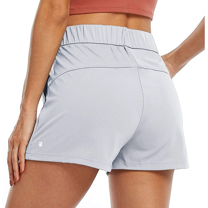 Spring Summer New Women's Loose Breathable Drawstring Yoga Running Fitness Casual Shorts_voghion.com