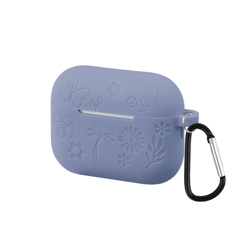 Custodia con motivo a farfalla e fiore 3D per AirPods Pro 3 2025, morbida custodia in silicone con motivo a cartoni animati per AirPods Pro3, custodia con gancio_voghion.com