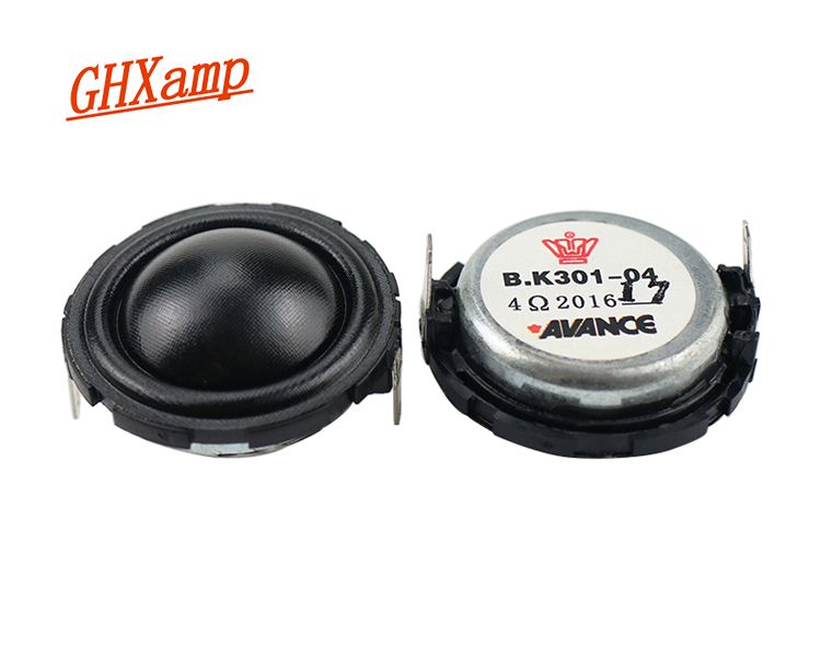 GHXAMP 1.5 inch 40MM Treble Speaker Units Silk film fever speaker unit 4OHM 20W Tweeter with 74mm Panel 2PCS_voghion.com