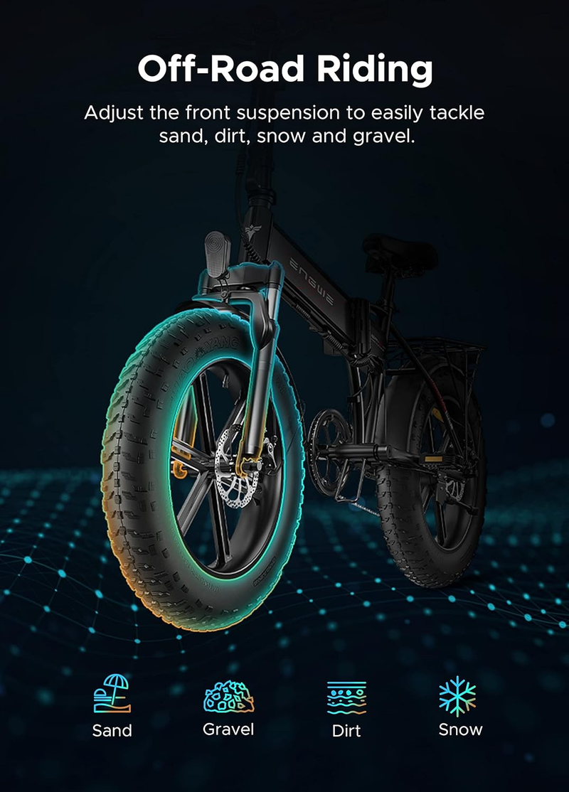 ENGWE EP-2 Boost Faltbares Elektrofahrrad 20'' 250W 48V 13Ah_voghion.com