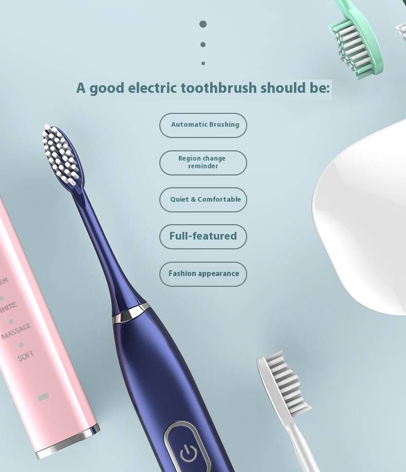 Advanced Magnetic Levitation Sonic Toothbrush – 5 Modes, Ultra-Soft Bristles, 30+ Days Battery, 36dB Silent, USB-C Fast Charge_voghion.com