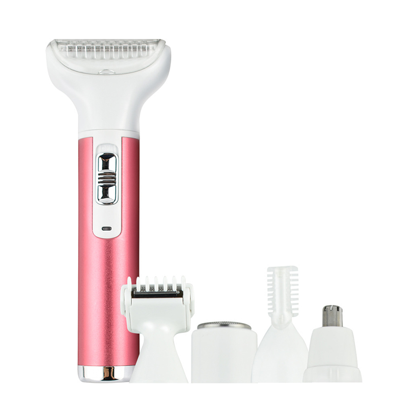 Multifunctionele 5-in-1 professionele gezichtsverwijderaar Dames draagbare draadloze mini-haarepilator_voghion.com