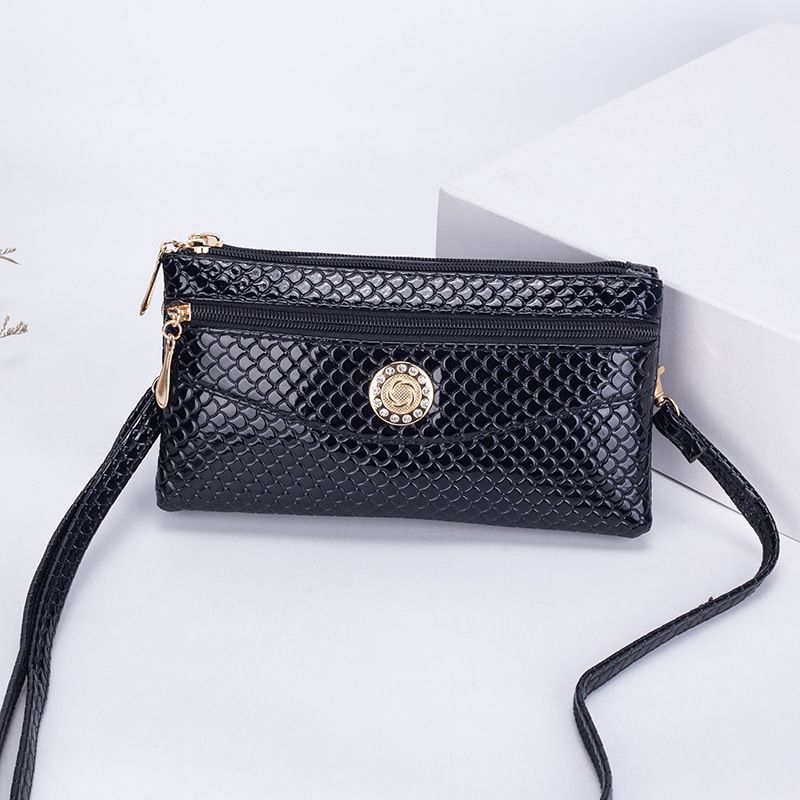 Daiouya New Crossbody Clutch Korean Style Women's Dual-use Small Double Zipper Multifunctional Ladies' Phone Bag_voghion.com