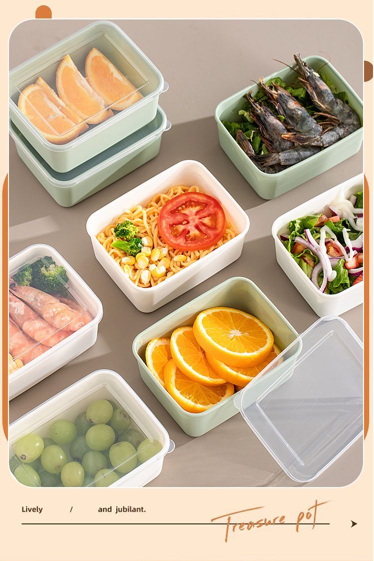 New Plastic Multi-Functional Fresh-Keeping Elevated Food Insulation Box, Deepened And Thickened Camping Storage Box_voghion.com