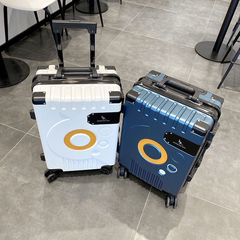 Holdbar bagage mandlig studerende ny pull bar box kvindelig aluminiumsramme universal hjul 20 tommer boarding adgangskode kuffert_voghion.com