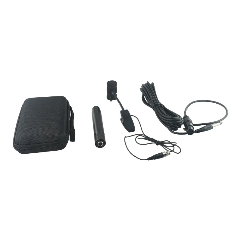 Tragbares kabelgebundenes Saxophon mit 3/4-poligem Mikrofon, omnidirektional, geeignet für verschiedene Instrumente, Clip-on-Design, Einwegmikrofon_voghion.com