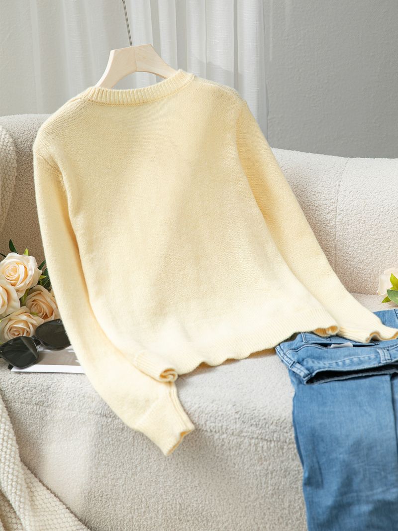 Cardigan feminino de malha macia – Blusa grande de manga comprida com frente aberta, ajuste confortável e elegante_voghion.com