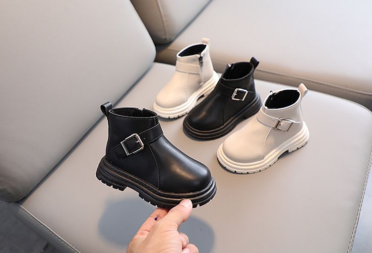 Child's Martin 2024 autumn new boys, short British style single girls, small and medium-sized leather boots for_voghion.com
