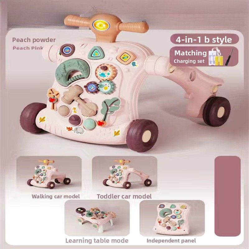 Cochecito de bebé 6 en 1, juguete musical, andador para aprender a caminar, de 0 a 36 meses_voghion.com