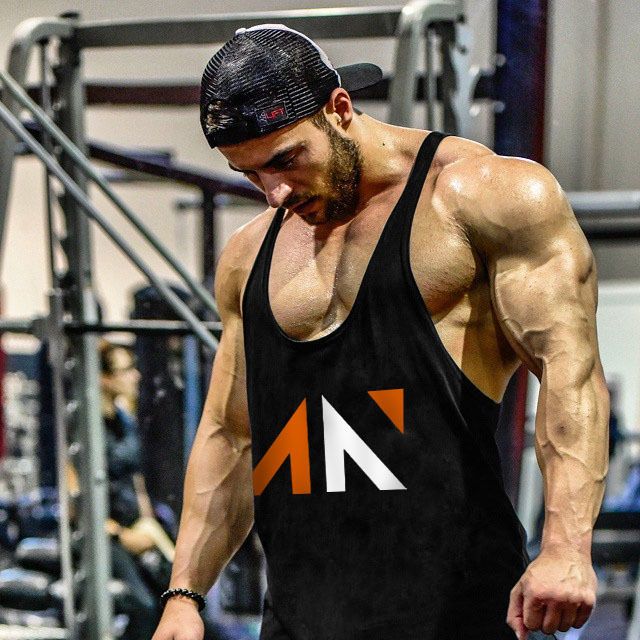 Muscle Fitness Brothers Sport-Weste, Lauf-Trainings-Tanktop, lockere Passform_voghion.com