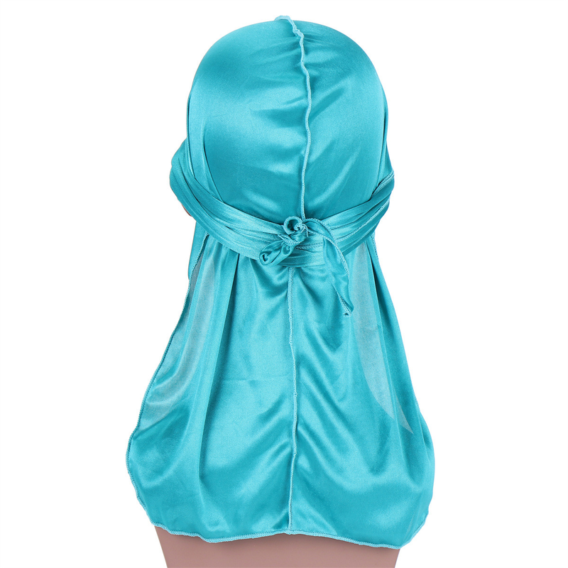 SILKY DURAG Headwear – Stretchy Long-Tail Bandana For Dance/Cycling (12 Colors)_voghion.com
