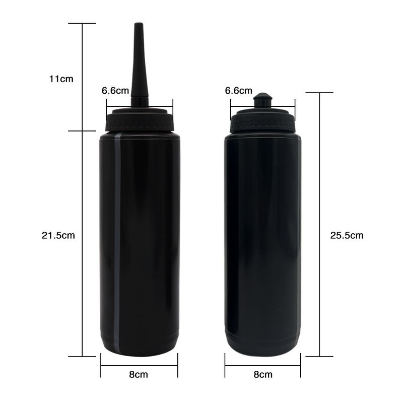 Umweltfreundliche PE Squeeze Ice Ball Sport mit langem Strohhalm Outdoor Radfahren Wasserflasche auslaufsicher_voghion.com