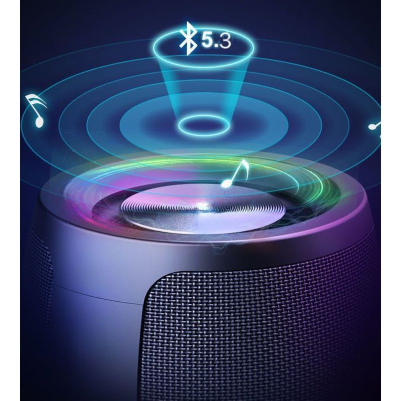 Berlin New Bluetooth Speaker Subwoofer High Sound Quality Outdoor Portable Car Waterproof Large Volume Long Battery Life_voghion.com