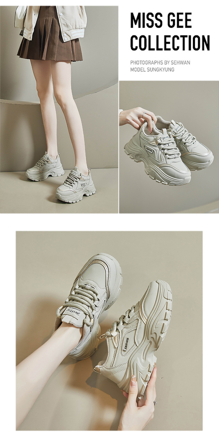 Damenschuhe und Leder Super Hot Color Block Daddy Schuhe_voghion.com