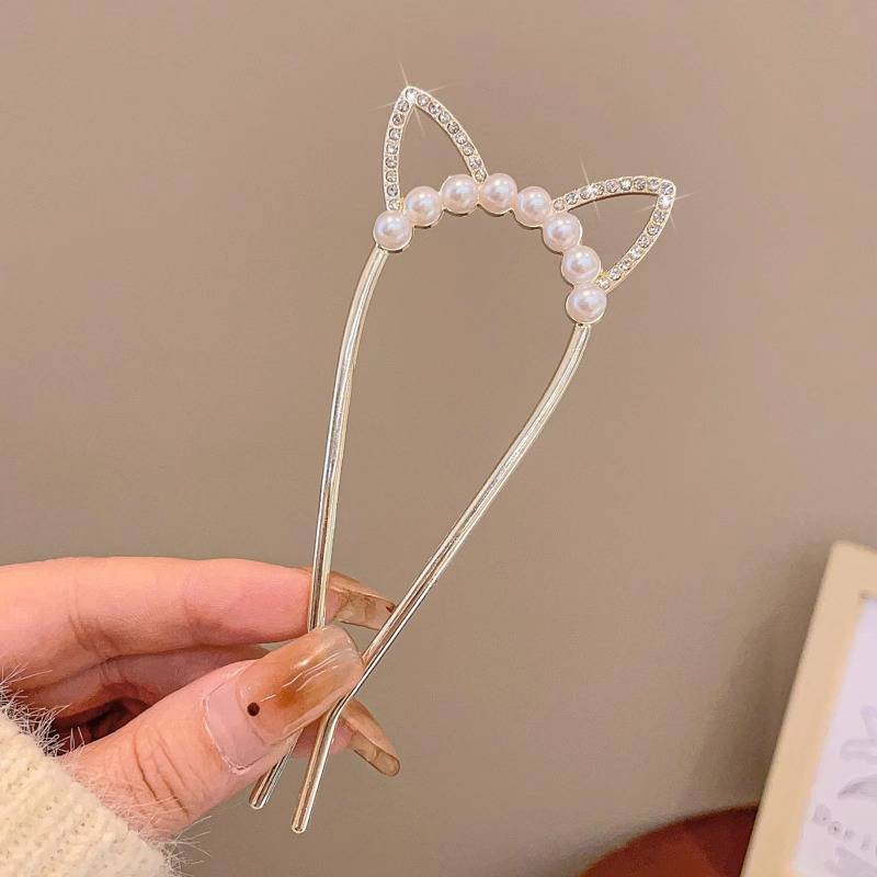 Kadınlar Kızlar İçin Basit U Şeklinde Saç Tokaları Tokalar Saç Çubukları Gelin Saç Şekillendirme Aksesuarları Metal Tokalar Tokalar_voghion.com