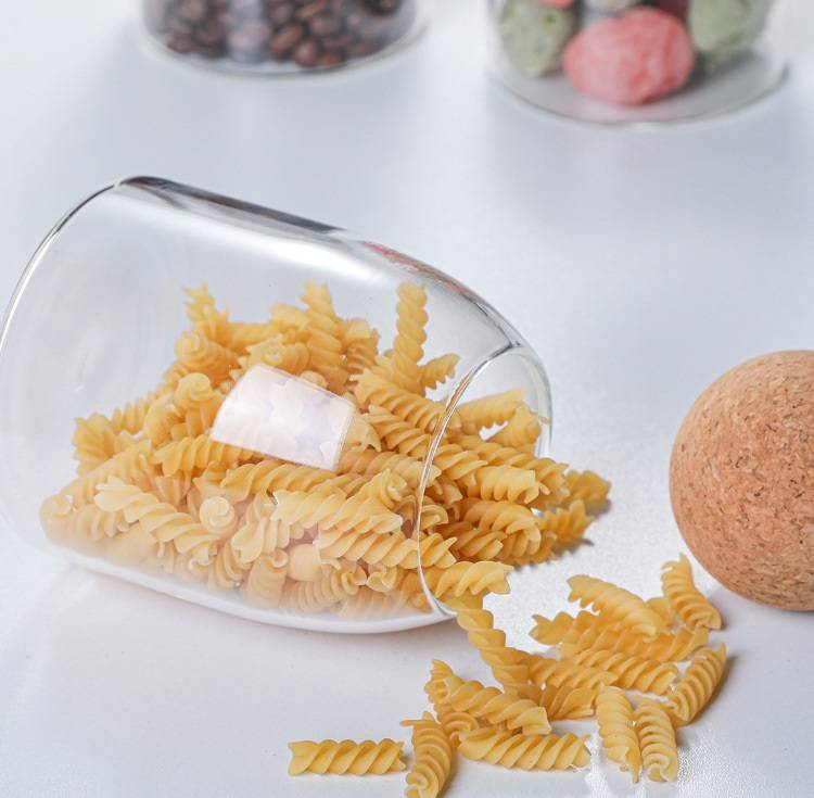 High Borosilicate Glass Storage Jars Tea Jars Coffee Bean Storage Jars_voghion.com