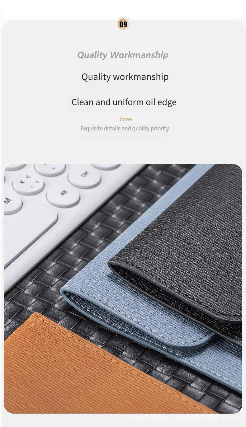 File Folder Leather Document Bag A4 File Bag Document Bag Business Briefcase Bill Storage Bag_voghion.com