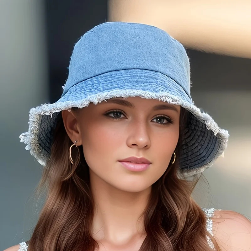 1pc 2024 New Spring/Summer Fisherman Hat, Sun Hat, Casual And Fashionable, Suitable For Travel, Protects Against Uv Rays_voghion.com