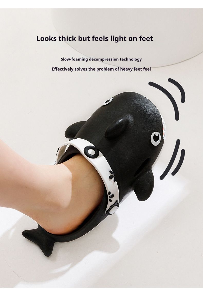 Ciabatte a forma di squalo - Ciabatte unisex traspiranti con suola antiscivolo in PVC (leggere, 10 colori, taglie dalla 26 alla 45 per bambini e adulti)_voghion.com