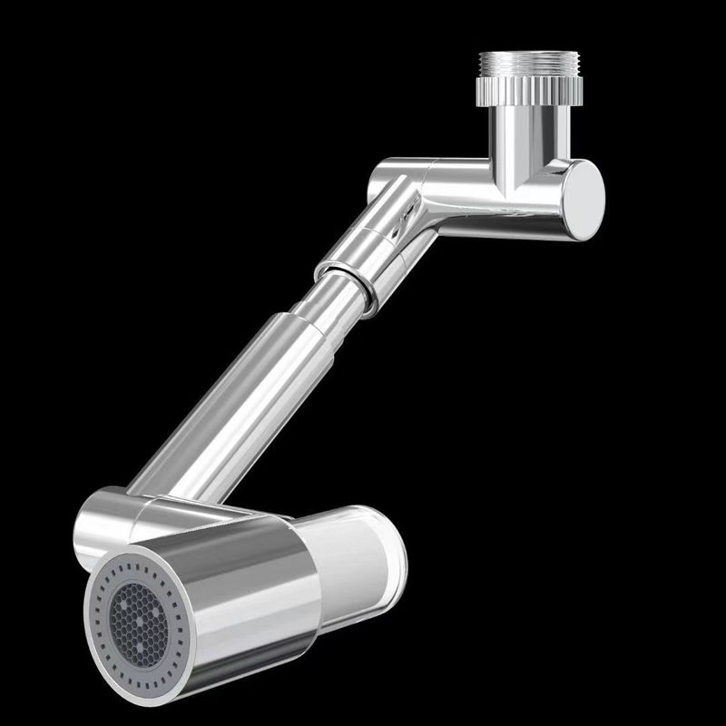 360° Adjustable Faucet Extender With Anti-Splash Aerator - Flexible Gooseneck Spout For Sink, Dual Spray Modes, ABS & Alloy Construction_voghion.com