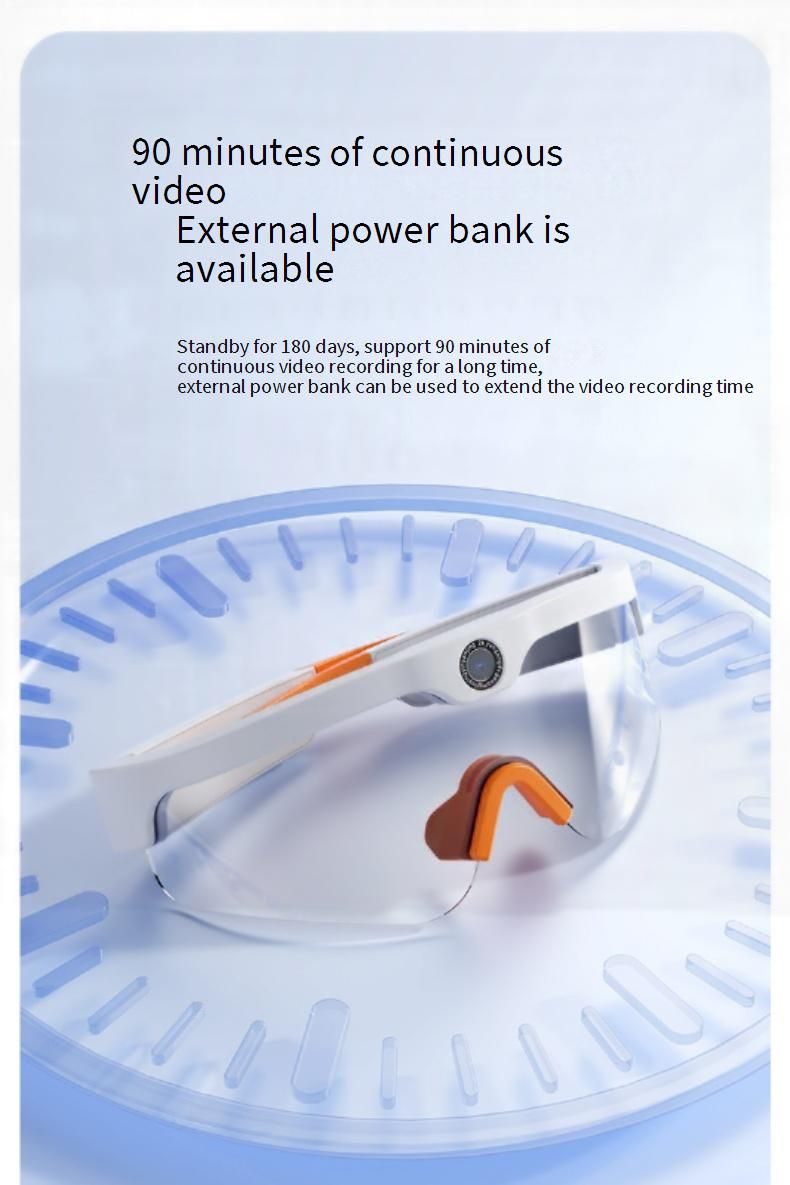 XV15 Smart Glasses With 256GB Memory, Bluetooth, UV Protection, HD Camera For Sports & Outdoor Activities_voghion.com