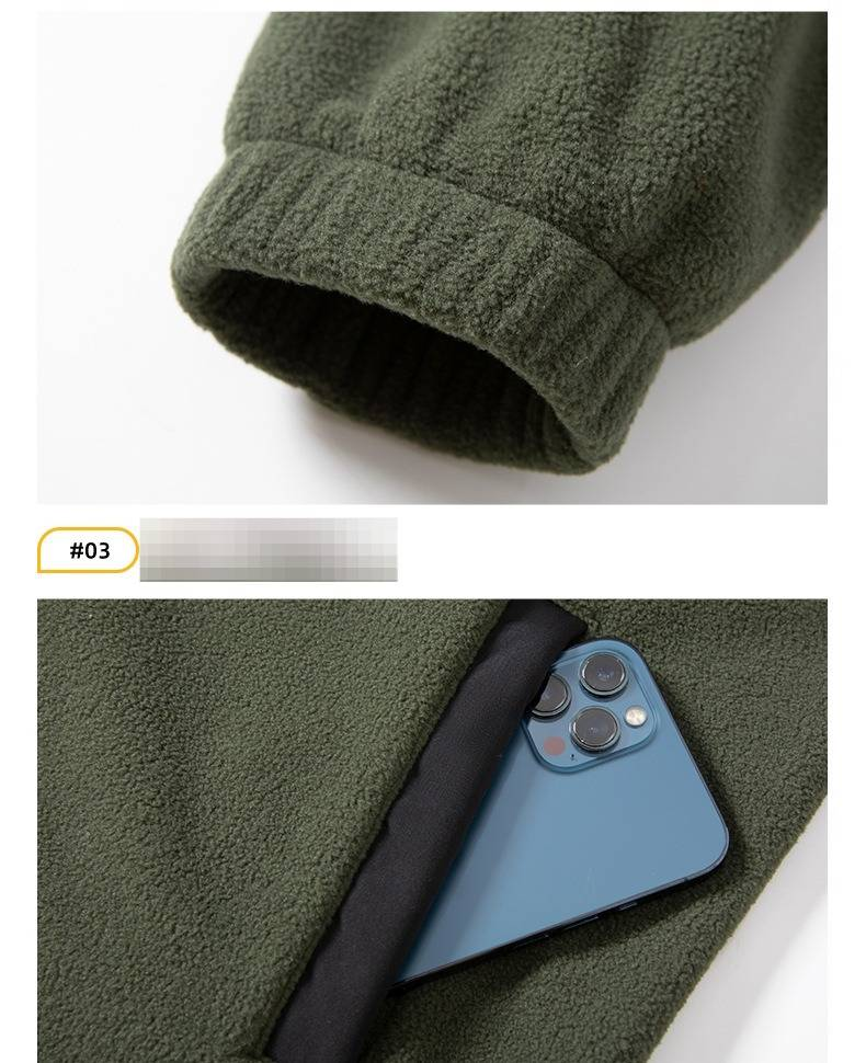 Thermal Fleece Jacket – Unisex Winter Coat With Fleece Lining, Trendy Couple Style For Outdoor & Casual Wear_voghion.com