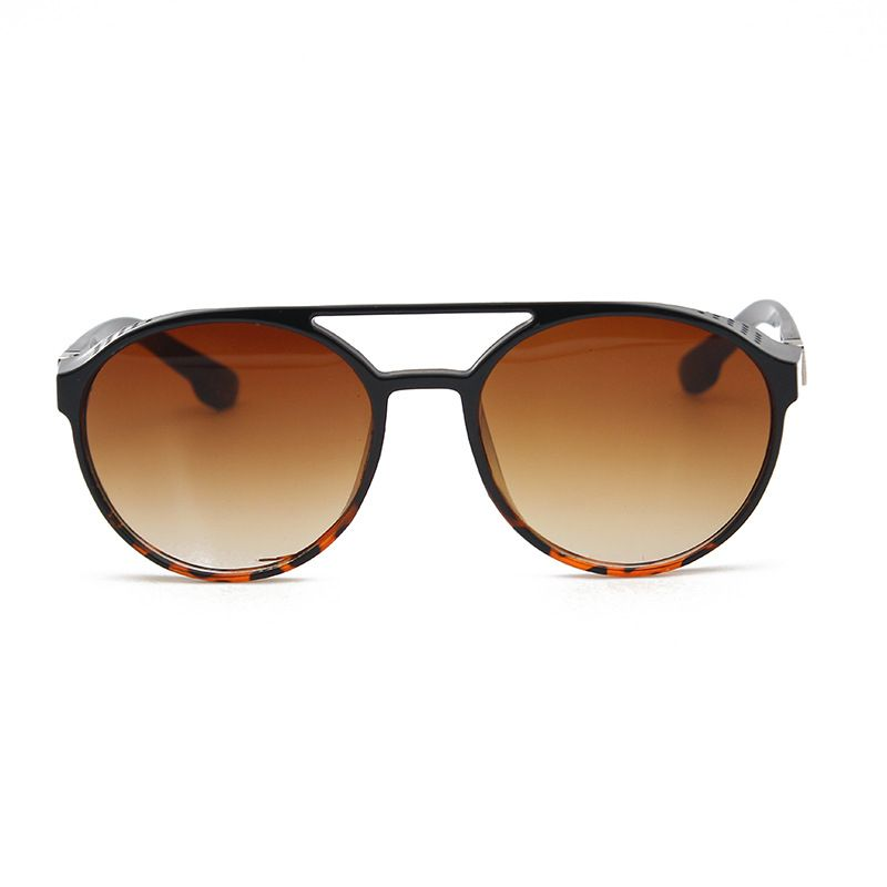 Tendencia de moda nuevas gafas de sol retro redondas steampunk_voghion.com