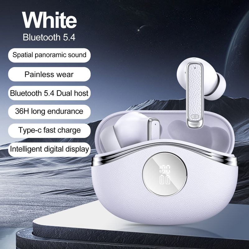 New Private Model Translation Bluetooth AI Smart Wireless Digital Display Gaming Noise Cancelling Earphones_voghion.com