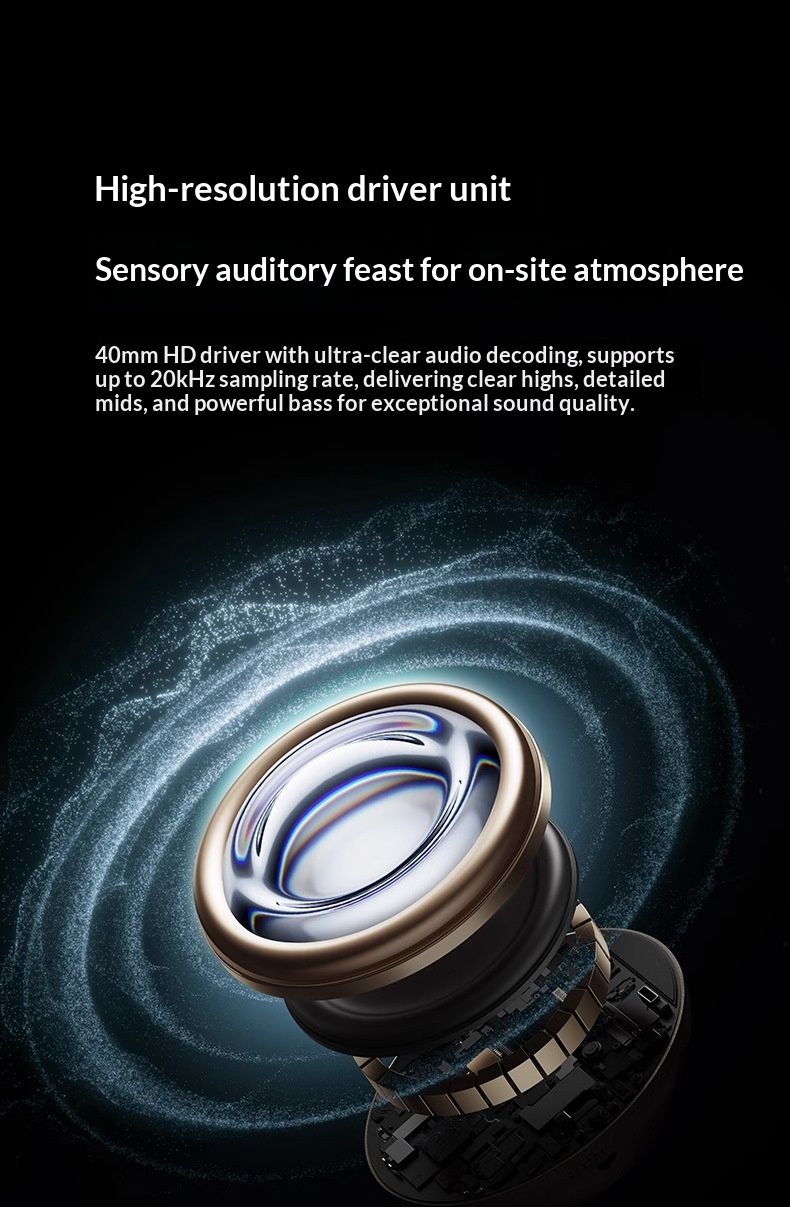 Neue Bosee/P55 ULTRA Kopfhörer mit 3D-Stereo-Ohrpolstern, kabelloser Geräuschunterdrückung und Bluetooth für den Außenbereich, Geschenkidee_voghion.com