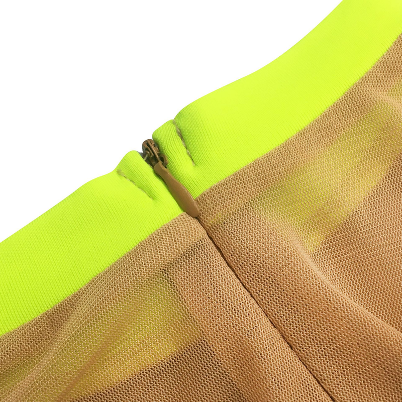 Moda feminina sexy boate malha apertada transparente calças de mangas compridas macacão vestido feminino_voghion.com