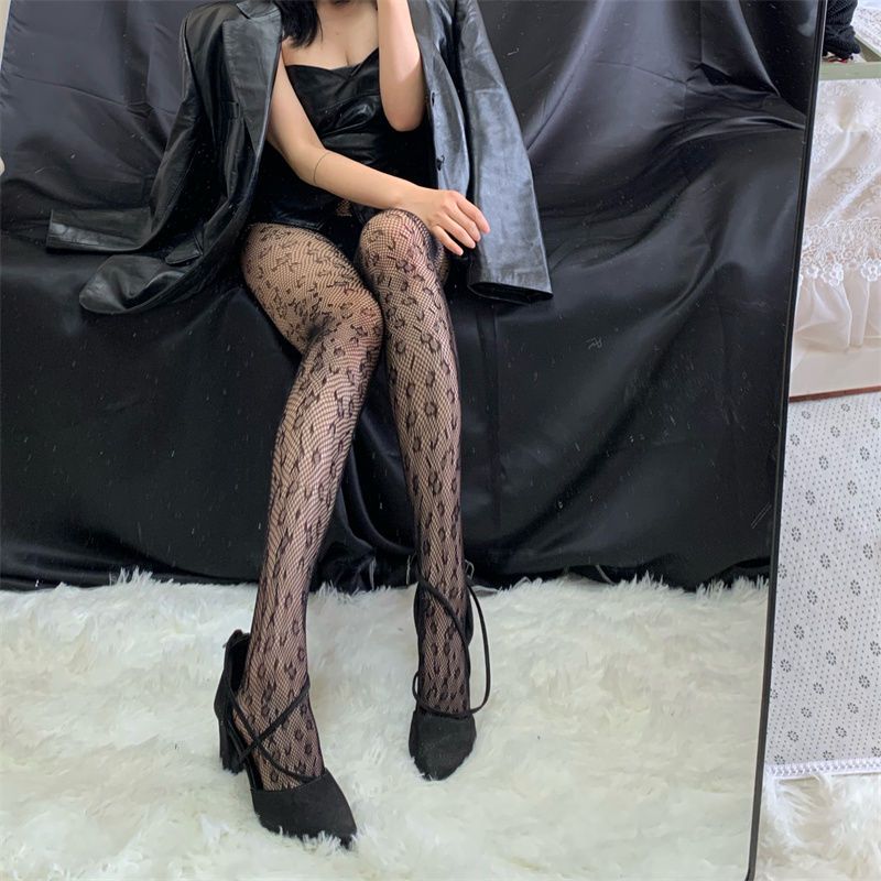 Women's Thin Summer Sexy Leopard Print Fishnet Stockings Versatile Slimming Temptation Leggings Jumpsuit_voghion.com