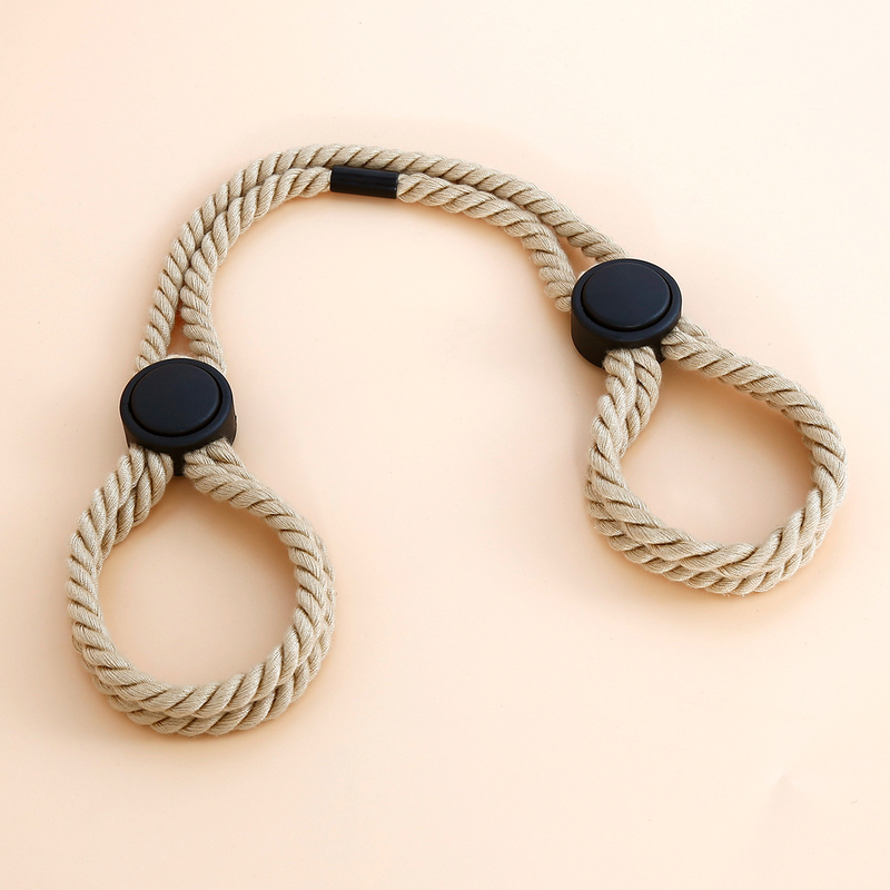 Bomullstauhåndjern Håndjern Ankelhåndjern Begrensninger Bondage Armbånd BDSM Fetisj Voksen Sexleketøy Brukes For Par Eksotisk_voghion.com